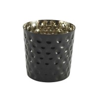 42cl Black Hammered Serving Cup